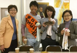10月30日＠東京　makenaizone　マリア隊　神戸の家藤さん　大切な仲間が一同に会しました。